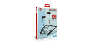 WTECOLUP Cuffie con archetto da collo Bluetooth 5.0 Auricolari sportivi wireless 15 ore di riproduzione IPX4 Impermeabili Ricarica micro USB - Product Image 1