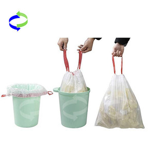 High Quality Tall Kitchen Garbage <b>Bag</b>, Drawstring Trash <b>Bag</b> - Product Image 4