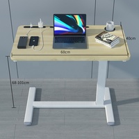 Haute Configuration assis debout Pc bureau d'ordinateur avec prise USB couleurs de bureau en option Table d'ordinateur portable réglable pour personne paresseuse