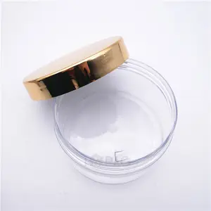 Classic 89mm Neck Size Hair Pomade Jar With Metal Lid Plastic Contenant Cosmetique 100ml250ml300ml500ml