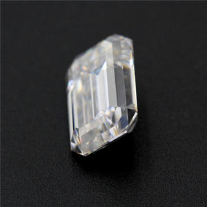 GRA-diamante de moissanita tallado en Esmeralda, Diamante Blanco D EF GH IJ, 5x7mm, 1 unidad, laboratorio suelto, precio de Esmeralda - Product Image 3