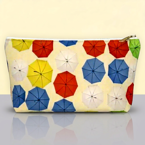 Pochette à maquillage personnalisée en néoprène avec impression personnalisée, logo personnalisé, sac cosmétique en néoprène, pochette de voyage en néoprène, sublimation - Product Image 1