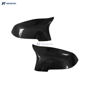 Coque de rétroviseur en fibre de carbone style F10 pour BMW Série 5 F10 F18 F07 F06 F12 F01 F02 2014-2017 - Product Image 2
