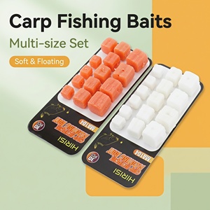 Paquete <span class=keywords><strong>de</strong></span> 30 Señuelos <span class=keywords><strong>de</strong></span> Pesca <span class=keywords><strong>de</strong></span> Carpa Hirisi, Señuelos Artificiales Flotantes <span class=keywords><strong>de</strong></span> Silicona Suave en Forma <span class=keywords><strong>de</strong></span> <span class=keywords><strong>Cubo</strong></span> para Pesca en Agua Dulce y con Señuelos MA104 - Product Image 1
