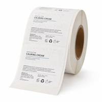 Étiquettes cosmétiques en braille personnalisées, autocollants adhésifs imperméables en rouleaux pour pots de crème de soin, emballage tactile, impression d'étiquettes OEM
