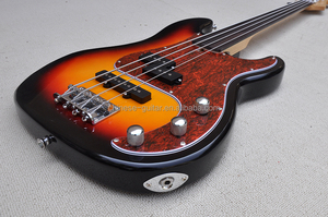 กีตาร์ Flyoung Fretless Sunburst 4 สาย ผลิตตามสั่ง - Product Image 5