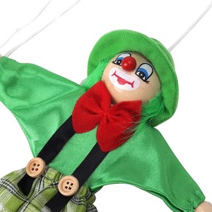 Giocattolo Classico 2026: Marionetta in Legno con Corda, Regalo Promozionale per Bambini, Bambola Clown a Prezzo Conveniente - Product Image 4