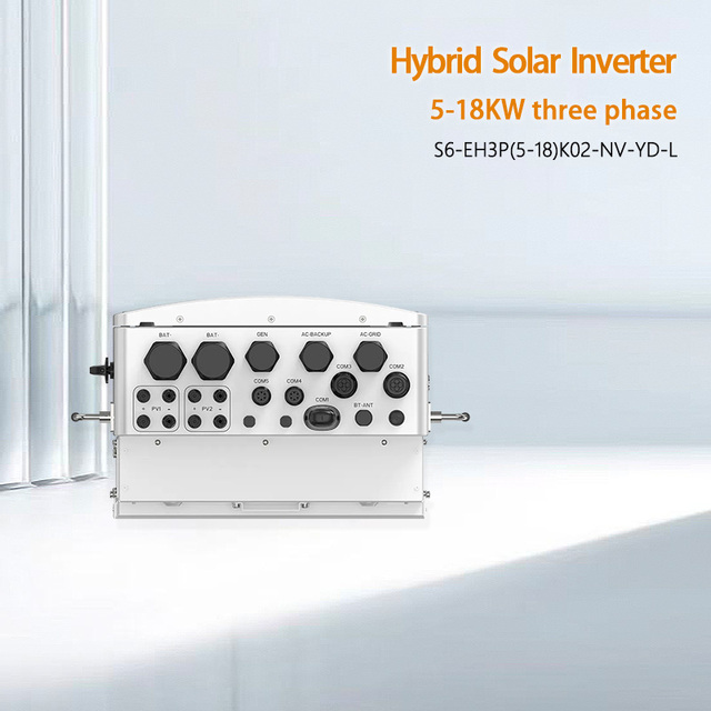 5KW 10KW 12KW 15KW 18KW Solis Hybrid Inverter S6-EH3P(5-18)K02-NV-YD-L 3 Phase Solar Energy Storage Inverter EU Warehouse
