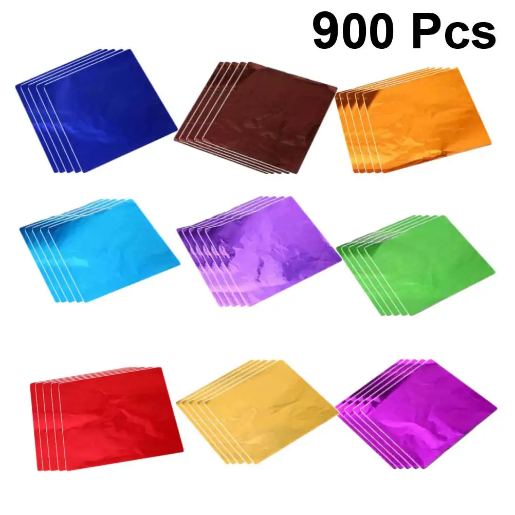 Wax Coated Aluminum Foil For chocolate wrapping paper aluminum foil