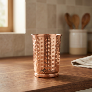 Vaso de Cobre de Metal Sólido, Diseño Vintage, Resistente al Calor, de Pared Simple, para Bebidas Calientes, Uso en Fiestas para Adultos - Product Image 4