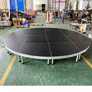 Escenario Portátil para Eventos, de Aluminio, 1x2m, con Patas Ajustables, para Conciertos y Bodas - Product Image 1
