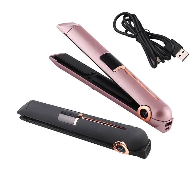 Usb Opladen Oplaadbare Mini Hot Selling Flat Iron Stijltang Snelle Rechttrekken Professionele Stijltang/Krultang