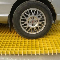 Grille de sol industrielle en plastique à prix d'usine, grille moulée en PRV et fibre de verre