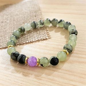 Bracelet en pierre naturelle avec perles de verre colorées, stimulant la confiance, service innovant de regroupement de produits en gros à prix réduit - Product Image 4
