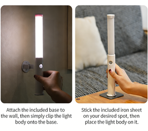 Luz con Sensor de Movimiento, Recargable, Magnética, Luz LED con 3 Temperaturas de Color, Encendido/Apagado Automático, Luz Nocturna para Sala de Estar, IP20 - Product Image 6