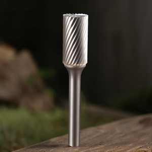 Fresa cilíndrica de 12,7 mm de diámetro y 25 mm de longitud, fresa rotativa de carburo sólido para cortar metal y madera - Product Image 3
