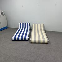 Chaise longue gonflable en forme de L pour adultes - Chaise flottante de plage et de piscine en tissu Oxford 600D PVC