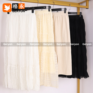 Fardos de <span class=keywords><strong>Ropa</strong></span> <span class=keywords><strong>Usada</strong></span> de Verano para Mujer, Faldas Midi Largas de Algodón Vintage de Geryon, Estilo Línea A, <span class=keywords><strong>Ropa</strong></span> Mixta <span class=keywords><strong>Usada</strong></span> al por Mayor - Product Image 6