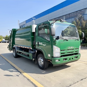 Camion compacteur de déchets diesel 1 Isuzu 4x2 7m³ à transmission manuelle à bas prix à vendre - Product Image 3