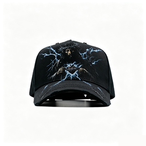 Hochwertige HEAVEN and <span class=keywords><strong>DEATH</strong></span> III Herren 5-Panel Wildleder-Kappe mit Strass-Logo Baseballmütze Maßgefertigte Schwarze Rude Awakening Kappe - Product Image 4