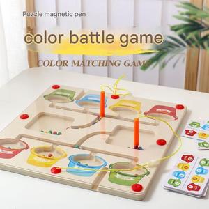 ของเล่นไ<span class=keywords><strong>ม</strong></span>้เสริมพัฒนาการแบบมอนเตสซอรี่ บอร์ดแ<span class=keywords><strong>ม</strong></span>่เหล็กเขาวงกต ฝึกการเรียงสี ฝึกคณิตศาสตร์ นับเลข เก<span class=keywords><strong>ม</strong></span>เล่นสองคน - Product Image 2