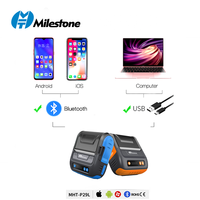 Imprimante thermique portable MHT-P29L 80 mm pour étiquettes et reçus, imprimante sans fil USB 203 dpi pour usage professionnel