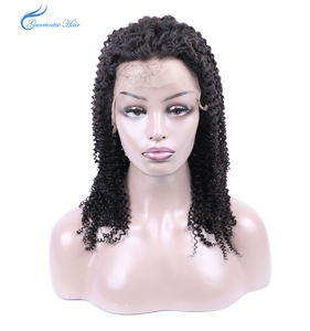 Garantie cheveux brésilienne/péruvienne vison cheveux dentelle frontale perruque <span class=keywords><strong>afro</strong></span> bouclés dentelle perruque couleur naturelle fait à la main et machine trame - Product Image 3