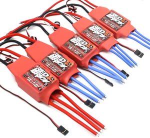 Controlador Electrónico de Velocidad (ESC) de Ladrillo Rojo, 50A/70A/80A/100A/125A/200A, Sin Escobillas, 5V/3A 5V/5A BEC, para Multicóptero FPV, CN - Product Image 1