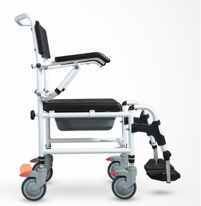 Silla de ruedas plegable manual de aluminio de lujo con ruedas desmontables Silla de ruedas de hospital para ancianos OLF - Product Image 4