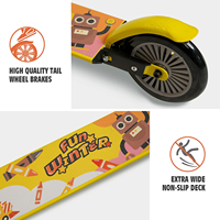US CA Livraison gratuite Dropshipping China Factory Supply Wholesale Snow Kick Ski Scooter Trottinette pliante pour enfants pour l'hiver