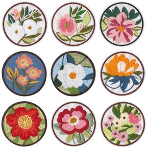 Nouveauté : Patchs en tissu brodés à motifs floraux et pivoines, à thermocoller, pour accessoires vestimentaires - Product Image 2