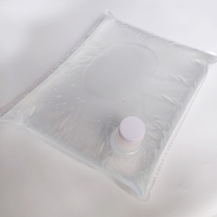Sac en plastique transparent avec bouchon 20L 22L, emballage BIB de qualité alimentaire pour huile liquide, jus, eau de coco, liquide d'œuf