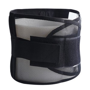 Waist Support <b>Belt</b> Black Mesh Breathable High <b>Elasticity</b> Adjustable For Adults Health Massage Protection - Product Image 2