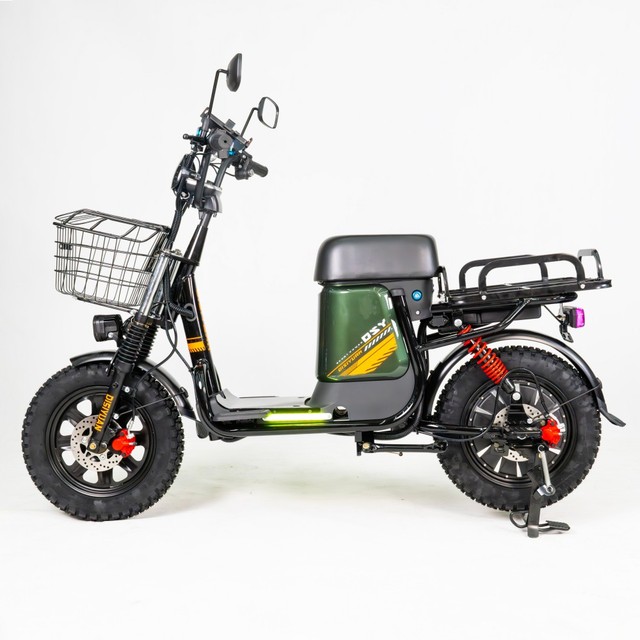 Hot Selling High-Speed Electric Bicycle Brushless Motor Lithium Battery Cargo Bike Steel Frame 150kg Load Capacity Direct China