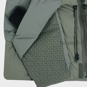 Usa Hot Sale Custom <span class=keywords><strong>Logo</strong></span> Gedrukt Tactische Winter Warme Puffer Jassen Capuchon Streetstyle Met Letter Patroon - Product Image 6