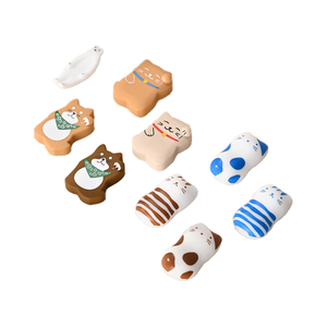 <span class=keywords><strong>Mini</strong></span> dễ thương phim hoạt hình Silicone đũa phần còn lại cá nhân phụ kiện nhà bếp cho muỗng nằm & nồi Clip - Product Image 1