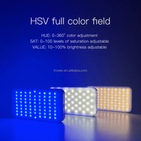 INVEER DV L7RB RGB LED : Lumière d'appoint portable pour appareil photo, idéale pour la photographie et la vidéo, parfait pour les vlogs