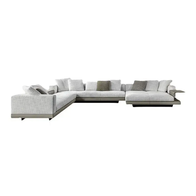 Italian Modern Simple High-end Design Living Room High Quality Sectional Sofa Set