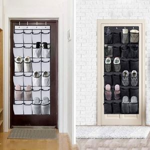 High Quality 24-Pocket Over the Door Closet Hanging Organizer Fabric <b>Shoe</b> Rack - Product Image 4