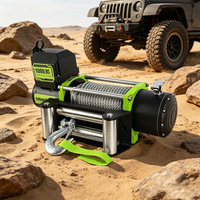 Treuil électrique OEM/ODM personnalisé 5,8 CV 11000 LBS 12V/24V avec télécommande filaire/sans fil et câble de 26 m pour le sauvetage de SUV tout-terrain