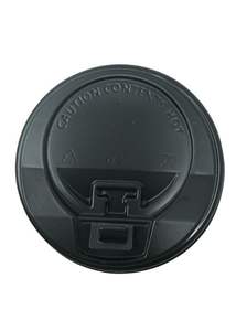Tapa para Bebidas Calientes, Tapa Desechable Compostable de PLA Negra para Vasos de Café, Tapa Ecológica para Vasos de Bebidas Calientes para Llevar - Product Image 2