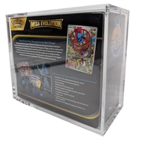 Boîte de présentation en acrylique personnalisée ETB, design haute transparence, résistante aux UV, avec couvercle magnétique robuste