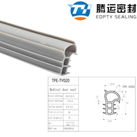 Bande d'étanchéité TPE moderne, durable et flexible pour fenêtres et portes, isolation phonique, installation par vis, multi-usages