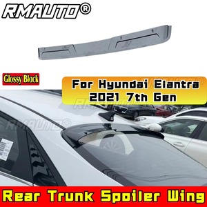 Aileron de coffre arrière, aileron de toit arrière, kit carrosserie compatible avec Hyundai Elantra 2021 7ème génération, accessoires automobiles - Product Image 2