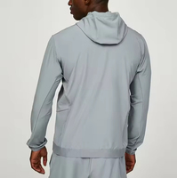 Ensemble Homme Personnalisé et Sans Marque, Veste et Survêtement Coupe-Vent Grande Taille en Nylon 100% Respirant pour la Course et le Sport