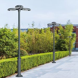 Lampadaire solaire LED IP65 5000K lumière du jour, corps en alliage d'aluminium, cellule Poly-Si certifiée, garantie 10 ans, angle de faisceau 144°, télécommande - Product Image 3