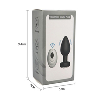 Vibrateur anal en silicone de qualité alimentaire, noir, étanche, rechargeable par USB, 10 fréquences, télécommande, jouet sexuel, très vendu