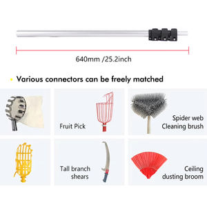 環境に優しいアルミニウム製 多目的伸縮ポール クランプロックとPVCハンドル付き - Product Image 5