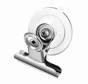 2024 gran oferta fuerte Metal <span class=keywords><strong>Bulldog</strong></span> ventosa Clip colgante accesorios de oficina para cocina baño abrazadera ventana vidrio succión - Product Image 1