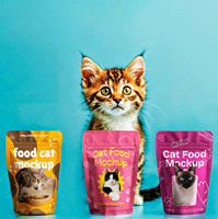 Sacs d'emballage personnalisés en aluminium refermables avec fermeture éclair pour aliments pour animaux de compagnie, 1 kg, 5 kg, 10 kg, 15 kg